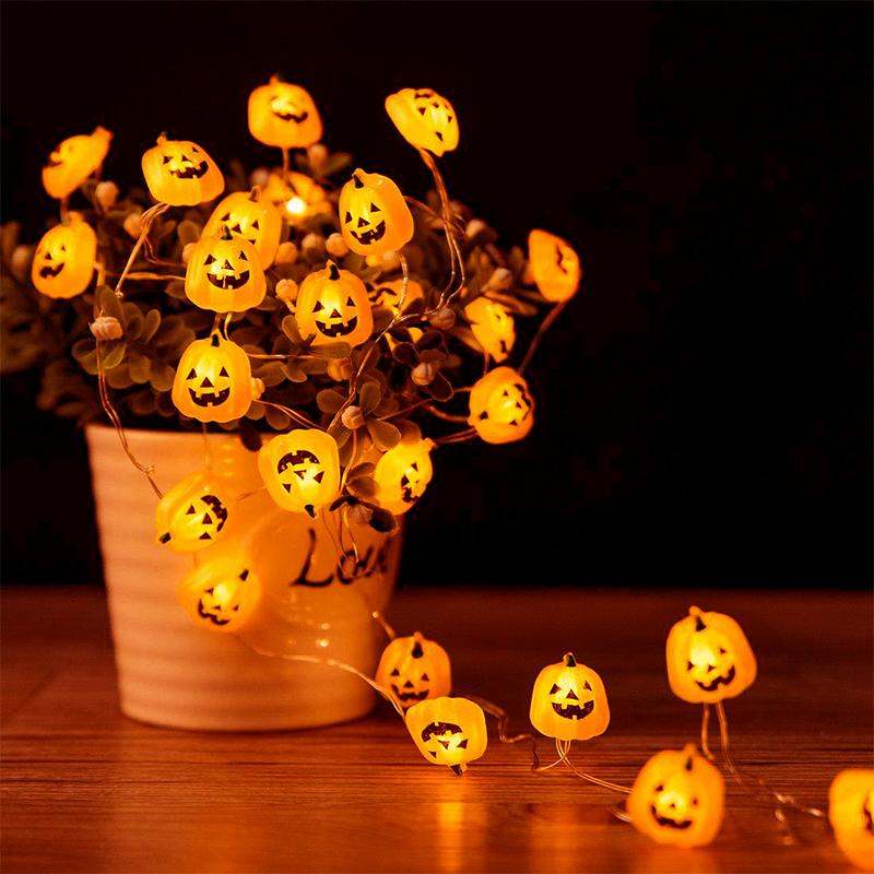 Halloween Kürbis Lichterketten