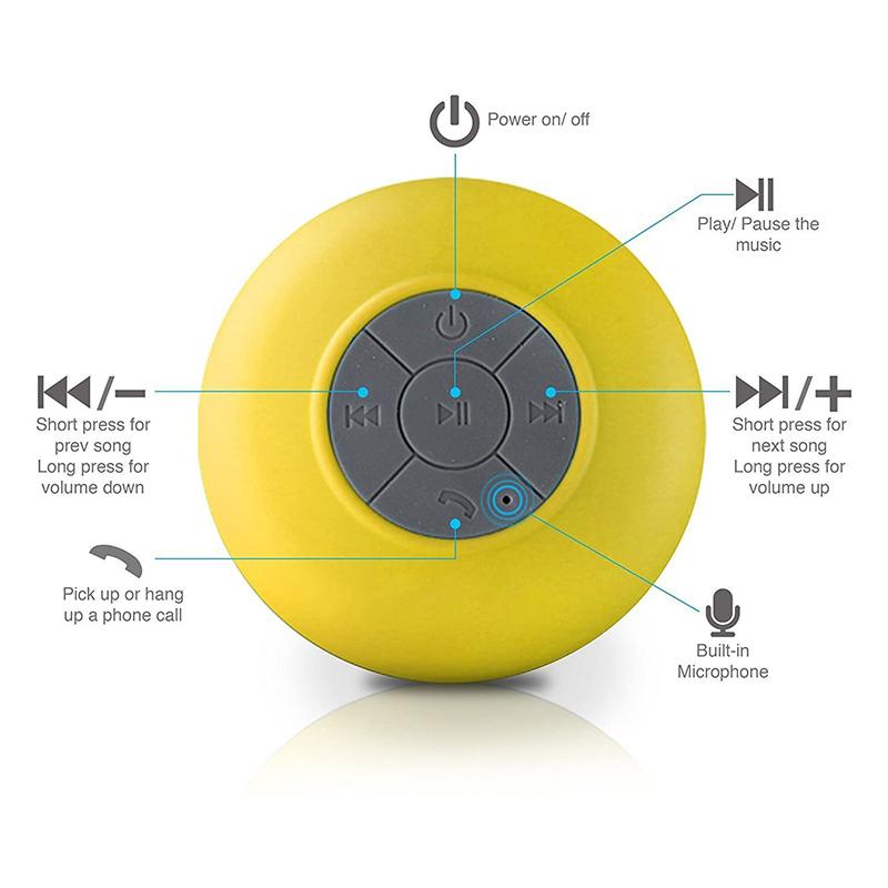 Wasserdichter kompakter Bluetooth-Lautsprecher