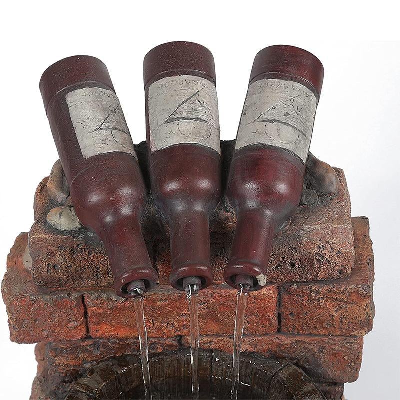 Weinkaraffe in Flaschenform