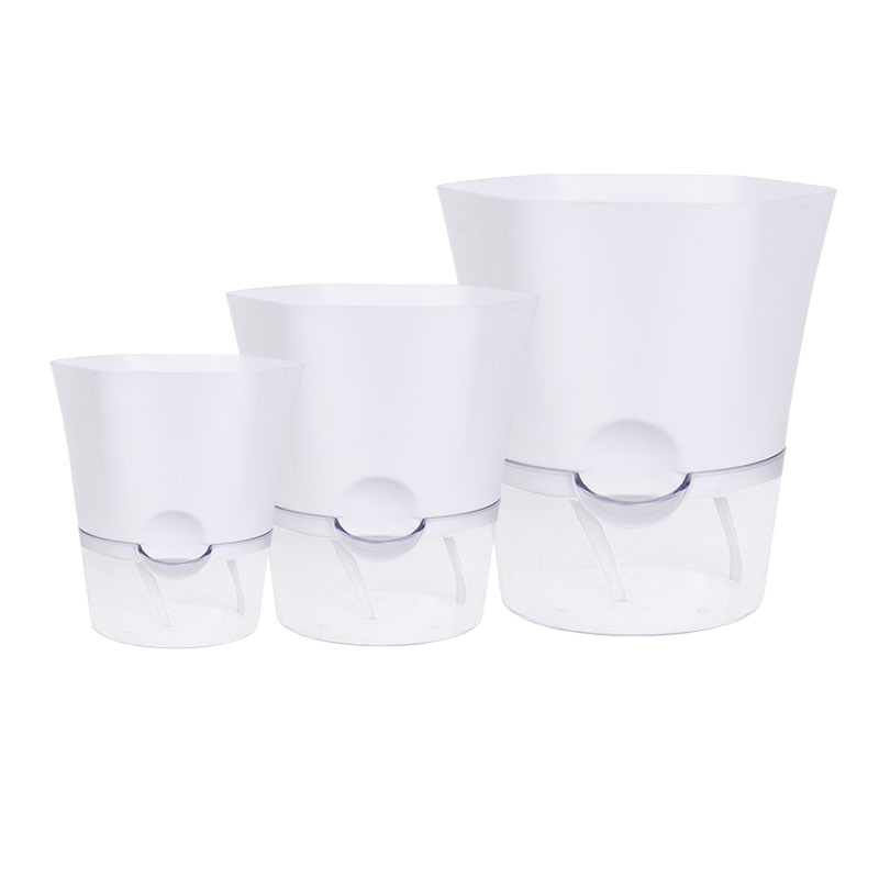 Sandsberg | Pflanzentopf mit Wasserreservoir – Selbstbewässernder Blumentopf für Zimmerpflanzen