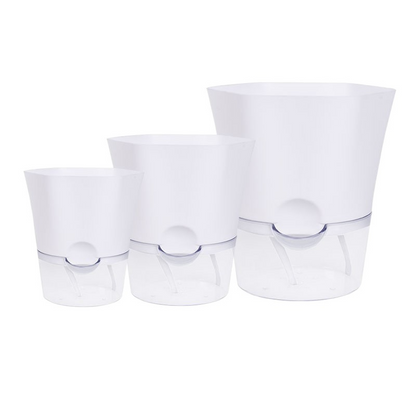 Sandsberg | Pflanzentopf mit Wasserreservoir – Selbstbewässernder Blumentopf für Zimmerpflanzen