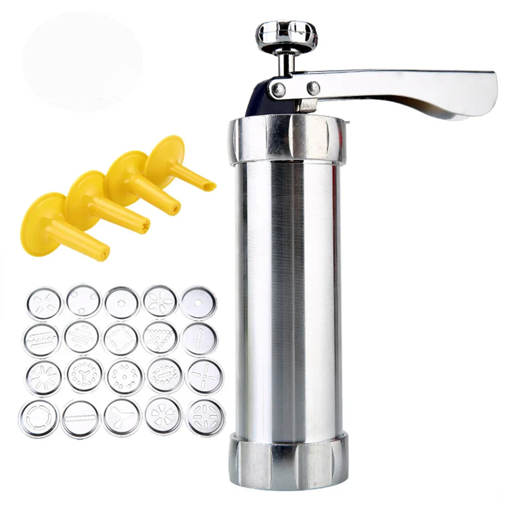 Sandsberg | Kekspresse aus Edelstahl mit Aufsätzen für kreative Plätzchen und Gebäck