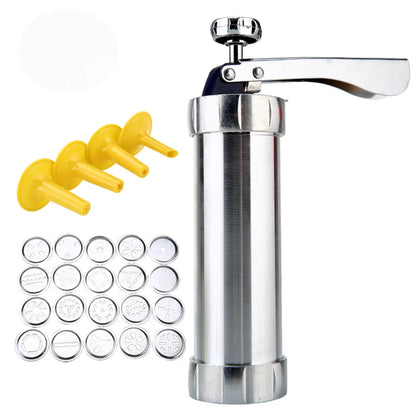 Sandsberg | Kekspresse aus Edelstahl mit Aufsätzen für kreative Plätzchen und Gebäck