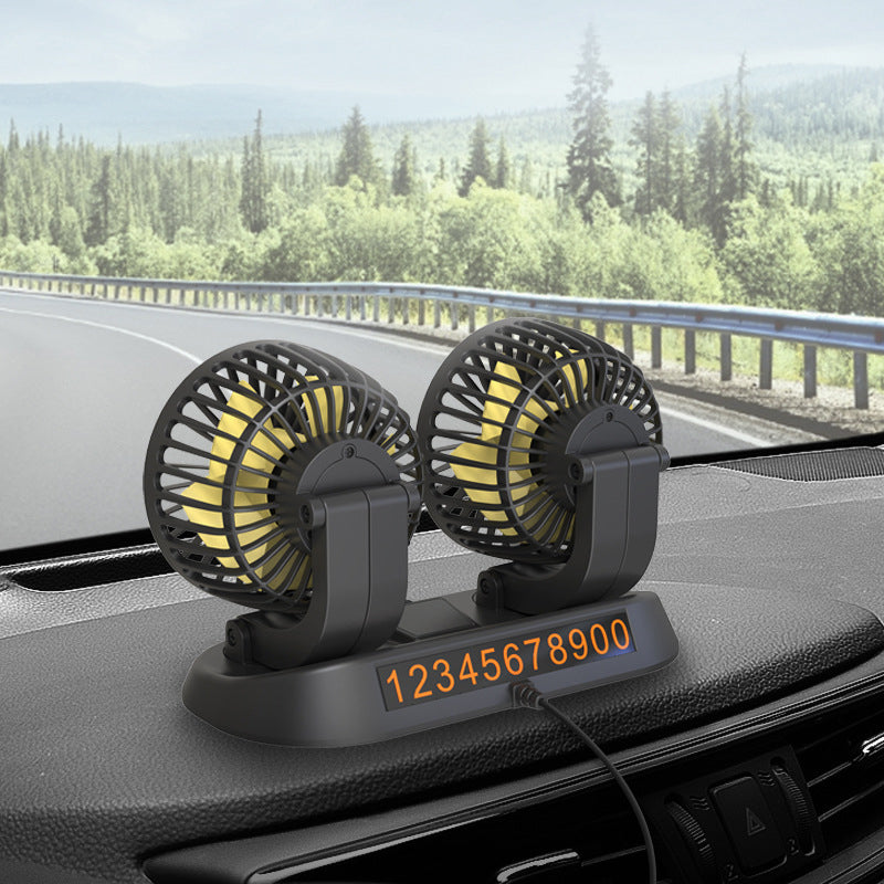 Doppelkopf Auto Kühlluftzirkulatorventilator
