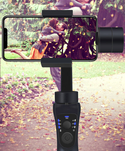 Sandsberg | Drei-Achsen stabilisierter Telefon/Kamera Halter, mit Stabilizer, automatischer Erkennungsverfolgung, Ein-Knopf-Steuerung und mehreren Aufnahmemodi, für die Aufnahme von Fotos und Videos