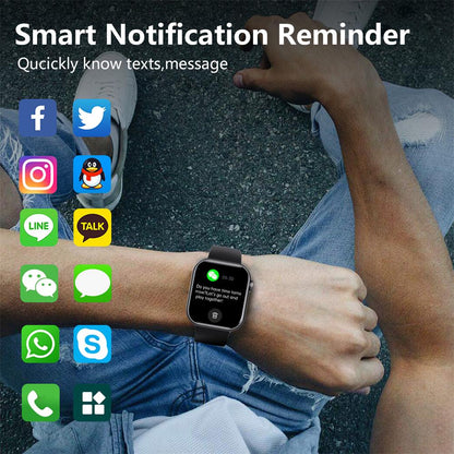 Sandsberg | Blutzucker Blutdruck Blutsauerstoff Schlafmonitor Wasserdichte Smartwatch