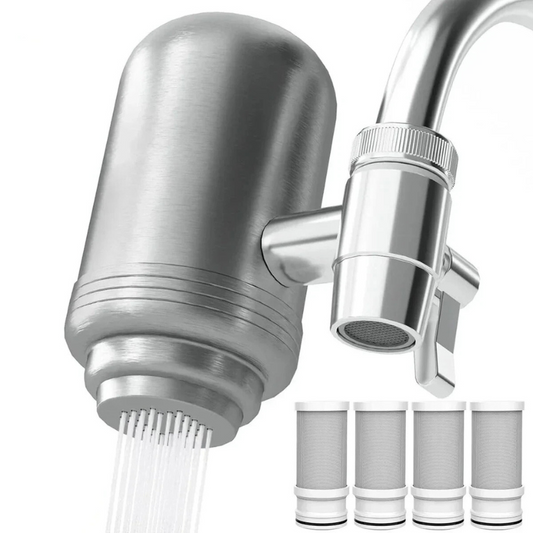 CleanFlow Wasserfilter - Luxe RVS Wasserfilter für kristallklares Trinkwasser