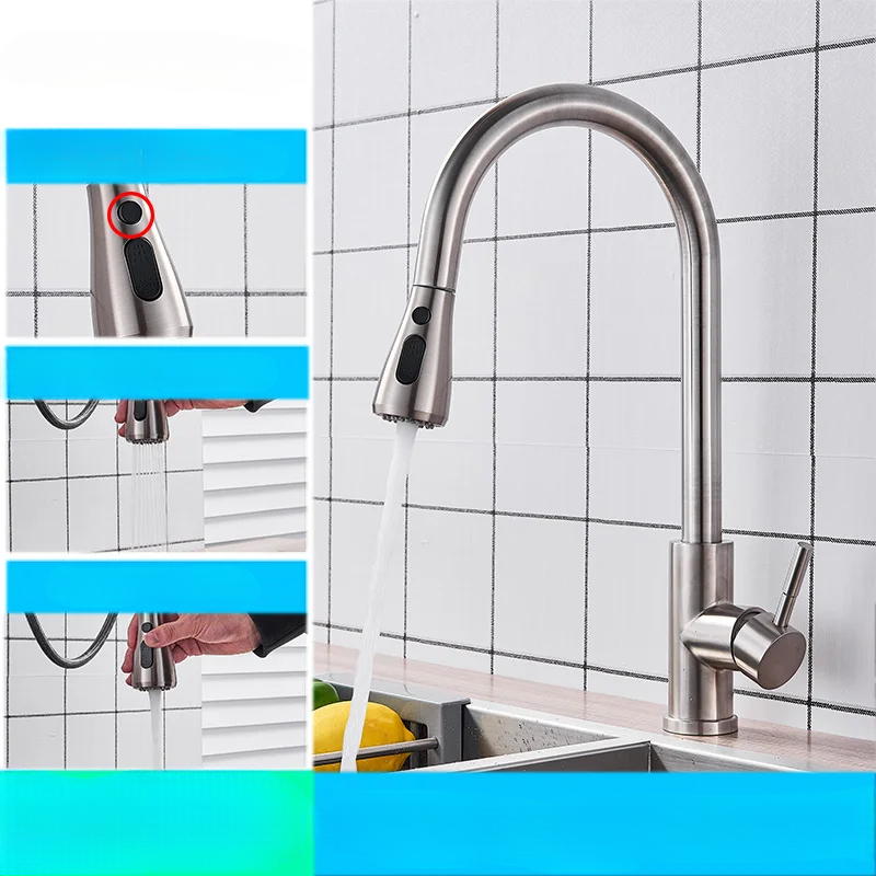 FlexStream Wasserhahn - Stilvolle Küchenarmatur mit flexiblem Auslauf