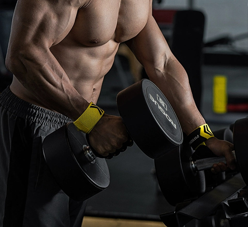 Sandsberg | GripFit Handgelenk Handschuhe - Rutschfest, Anti-Blasen Pull-Up Griffe