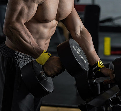 Sandsberg | GripFit Handgelenk Handschuhe - Rutschfest, Anti-Blasen Pull-Up Griffe