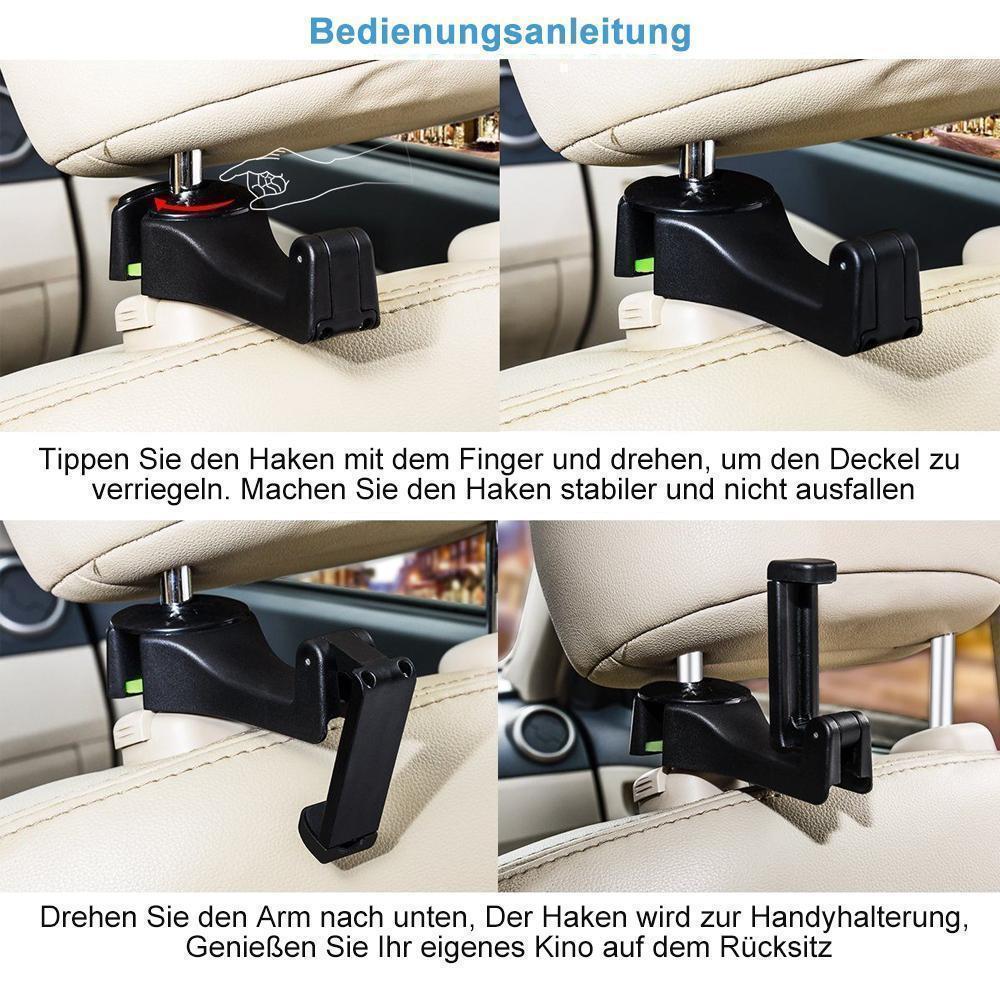 Sandsberg Kopfstütze Haken ( 2er im Set, Normal/ Mit Licht )