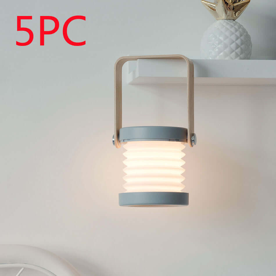Faltbare Touch-Dimmbar Lese-LED-Nachtlicht Tragbare Laterne Lampe USB Wiederaufladbar Für Wohnkultur