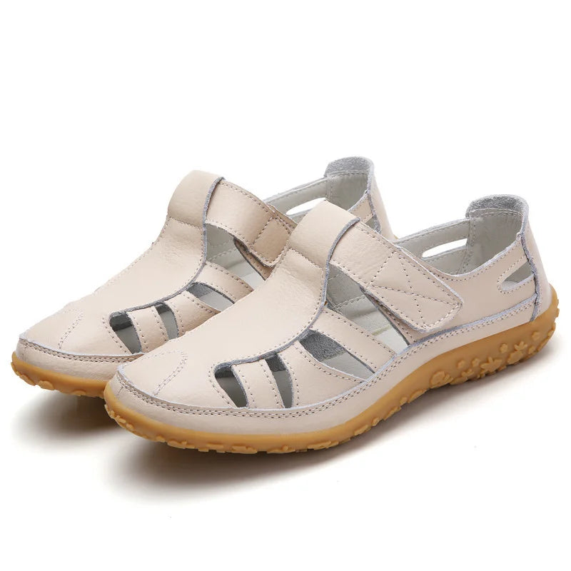 Sandsberg | Orthopädische Retro Sandalen | Rutschfest