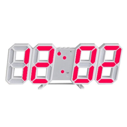 Digitale 3D LED Wanduhr – Modernes Design mit Dimmfunktion und optimaler Sichtbarkeit
