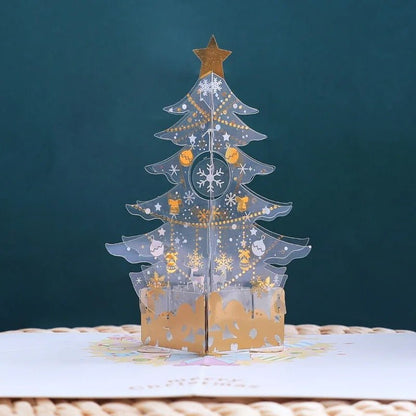 Sandsberg | Pop Up Weihnachtsbaum Karte - 3D Frohe Weihnachten Grußkarte