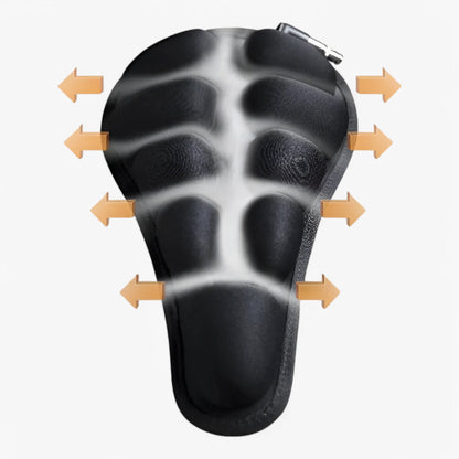 Sandsberg | AirSeat | Stoßdämpfend, schweißfrei & ultra-bequemes Fahrradsitzkissen