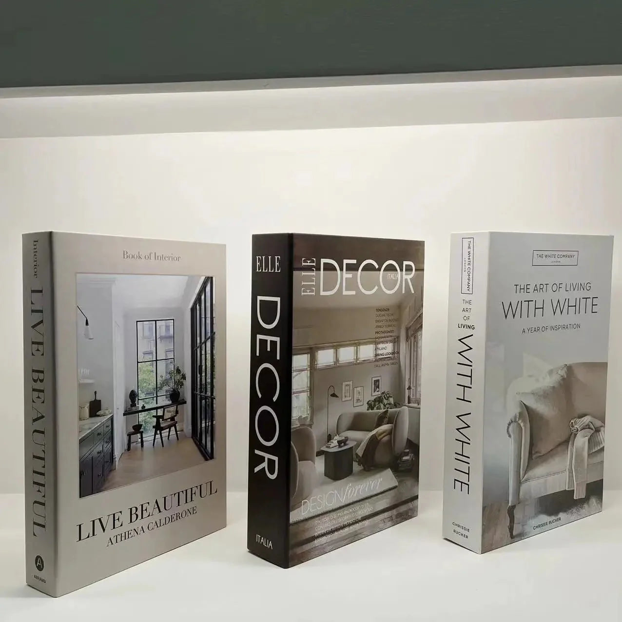 3pcs/Set Fake Books Dekoration Simulation Bücher Home Decor Geschenke Modische Luxus Wohnaccessoires Ornamente Studium Soft Buch Box Modell
