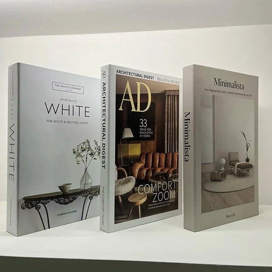 3pcs/Set Fake Books Dekoration Simulation Bücher Home Decor Geschenke Modische Luxus Wohnaccessoires Ornamente Studium Soft Buch Box Modell