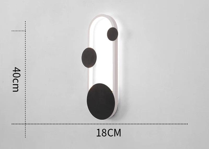 Moderne LED-Wandleuchte im kreativen Design – Dekorative Beleuchtung für Wohnzimmer und Flur