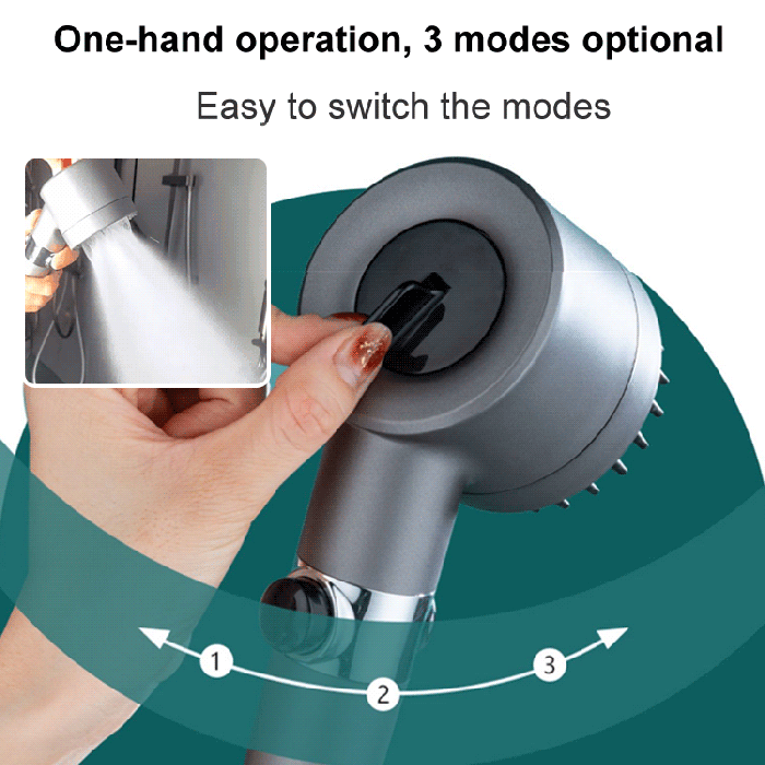 Sandsberg | Duschkopf – PowerSpray – erhöhter Druck – Spa-Erlebnis