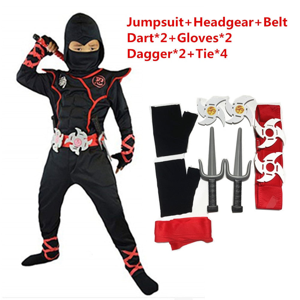 Sandsberg | Jungen Ninja Halloween Kostüm Set