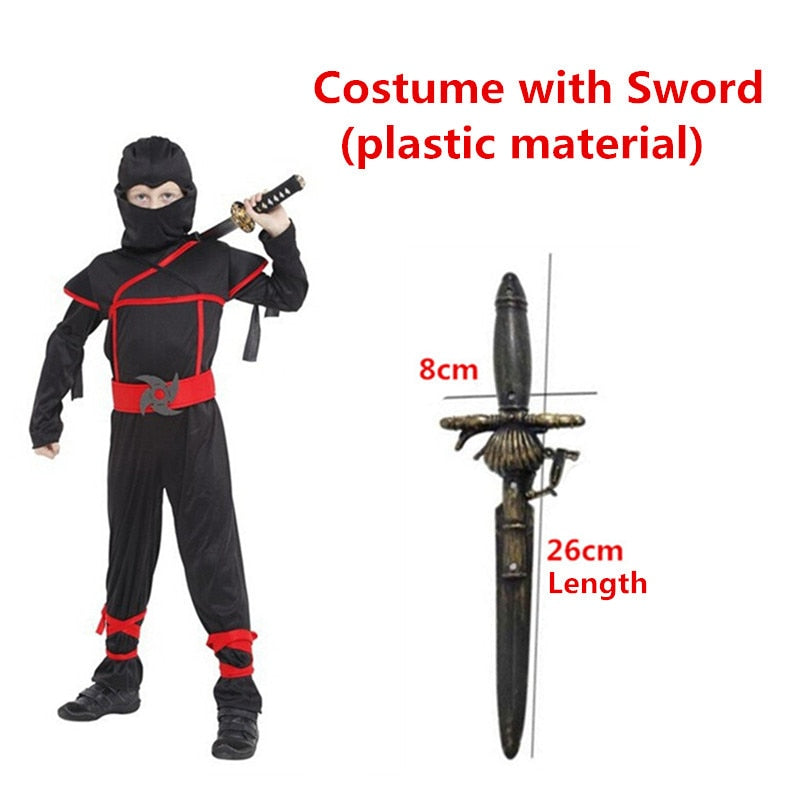 Sandsberg | Jungen Ninja Halloween Kostüm Set