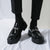 Stylische Herren-Orthopädie-Schuhe aus robustem, hochwertigem Lackleder – Modell Damian