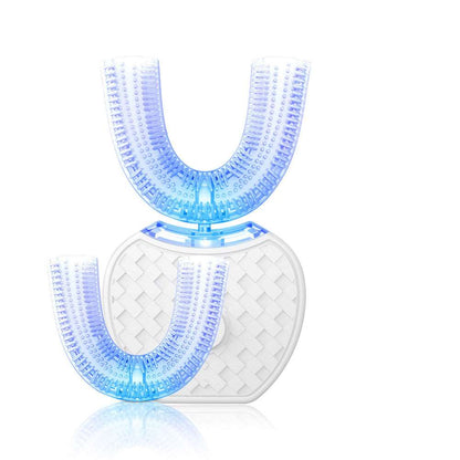 Zahnbürste Doppelseitig Elektrisch Wasserdicht LED USB *NEU
