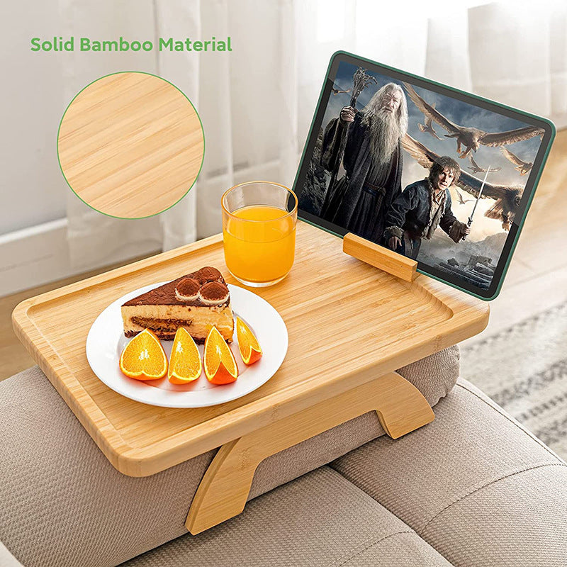 Bambus Sofa Tablett Wohnkultur Tragbares Klapptablett