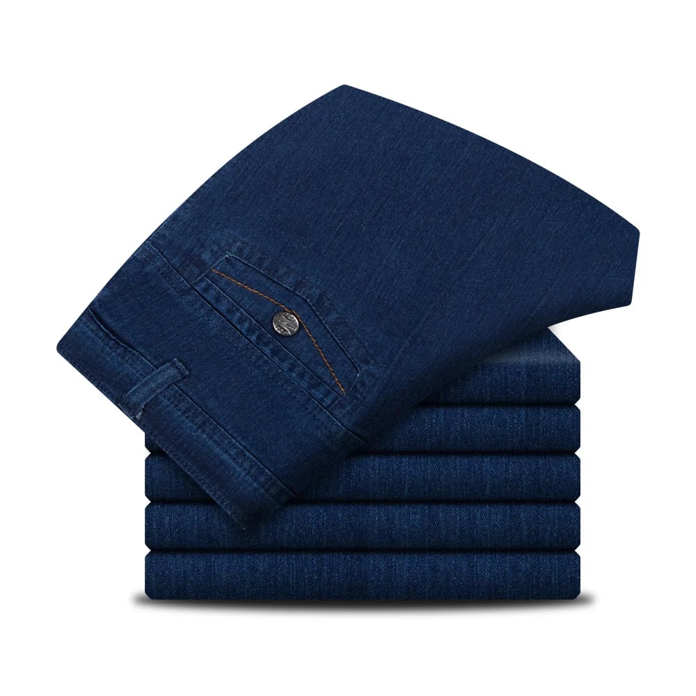 Jeans mit geradem Schnitt und hoher Taille für Herren