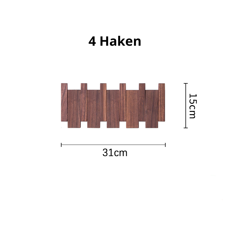 HarmonyHook - Stilvolles verstellbares Holz-Wandregal