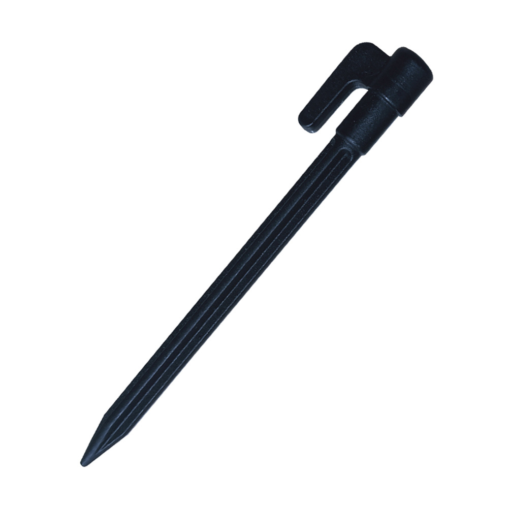 Sandsberg | Kunststoff Zeltspieße mit Haken – Camping Erdnägel für Planen und Tarp