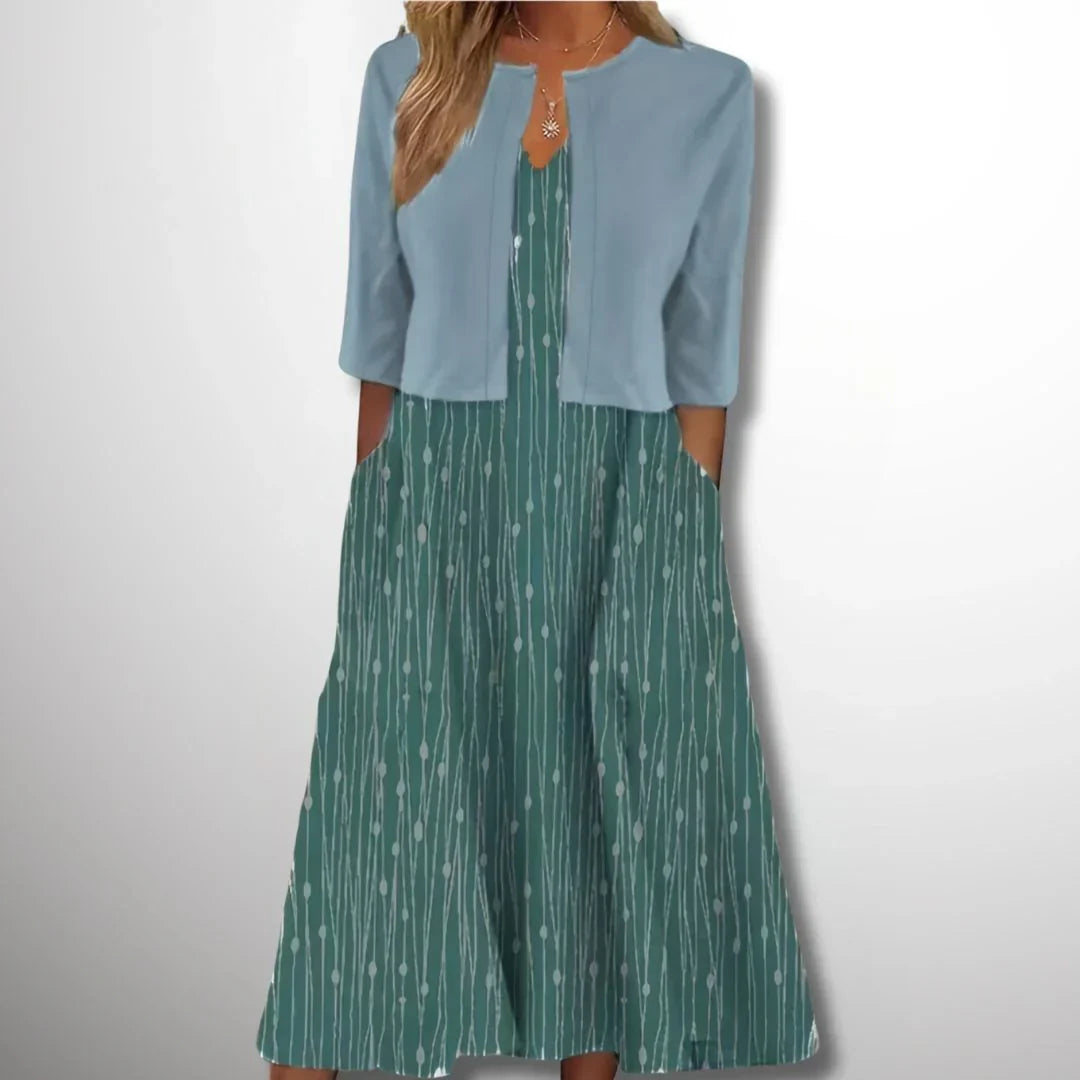 Schönes 2-teiliges Kleid für Damen