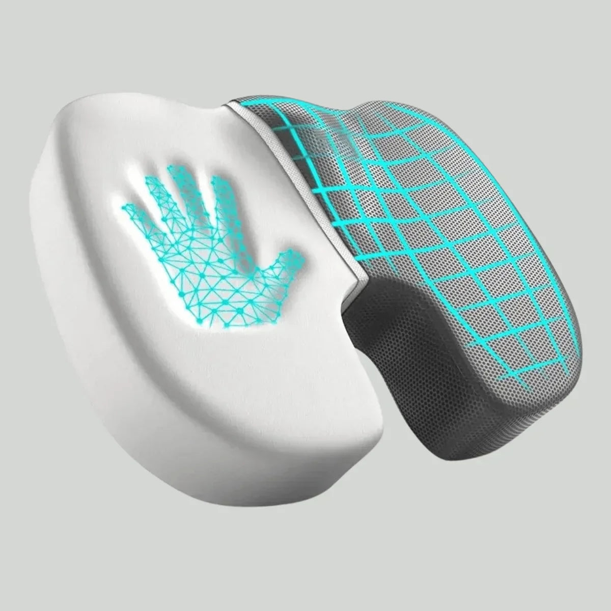 Sandsberg | Ergonomisches 4D Komfort Sitzkissen mit Orthopädischer Unterstützung