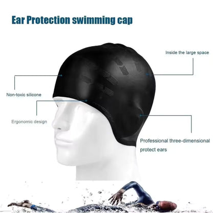 HydroFit – Silikon Schwimmhaube mit Ohrenschutz