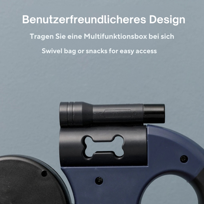 Sandsberg | Nie wieder verheddern – Doppelte Trägersystem für Hunde mit LED-Licht