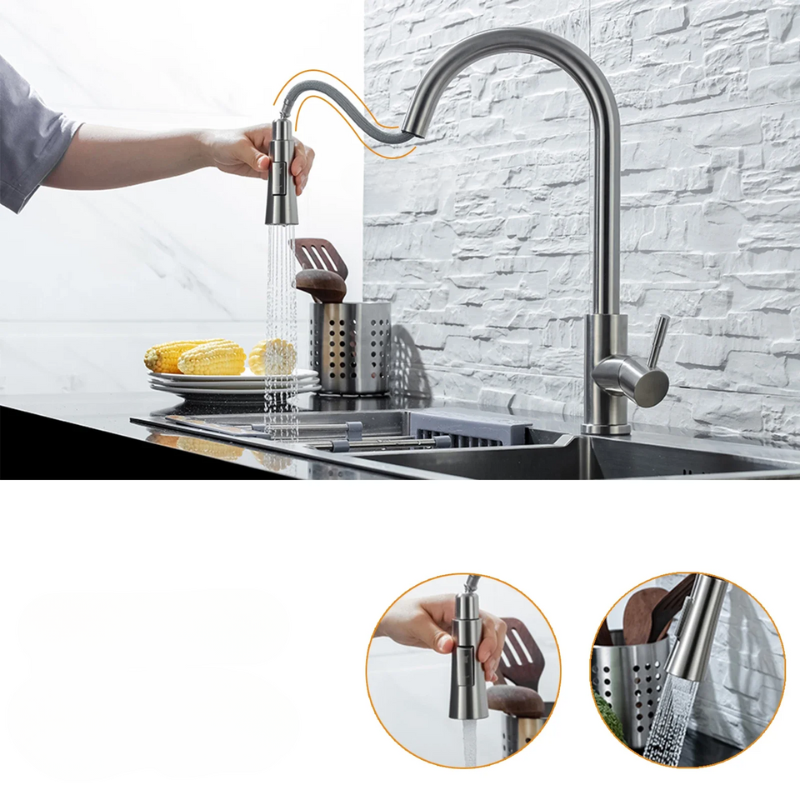 SmartNickelFlow - Luxusküchenarmatur für modernen Gebrauch