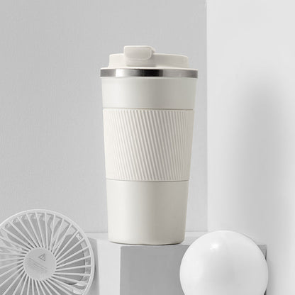 Sandsberg | Edelstahl-Isolierbecher mit Ausgussdeckel, auslaufsicherem Design und großem Öffnung für einfache Reinigung