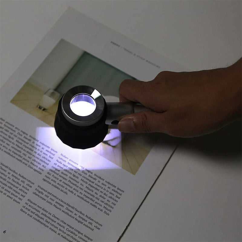 Sandsberg | 10X Lupe mit Skala und LED Licht
