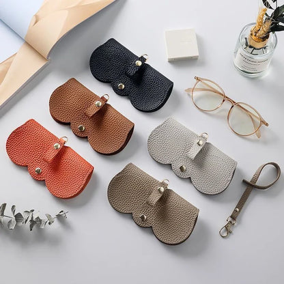 Weiche Leder-Sonnenbrillen-Tasche