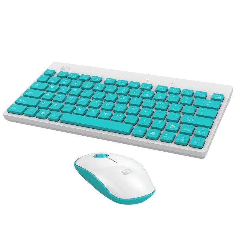 Sandsberg | 2,4 GHz Ultrathin Tragbares Drahtloses Tastatur- und Maus-Combo Mit Multimedia-Shortcuts, Langer Akkulaufzeit & Ergonomisches Design