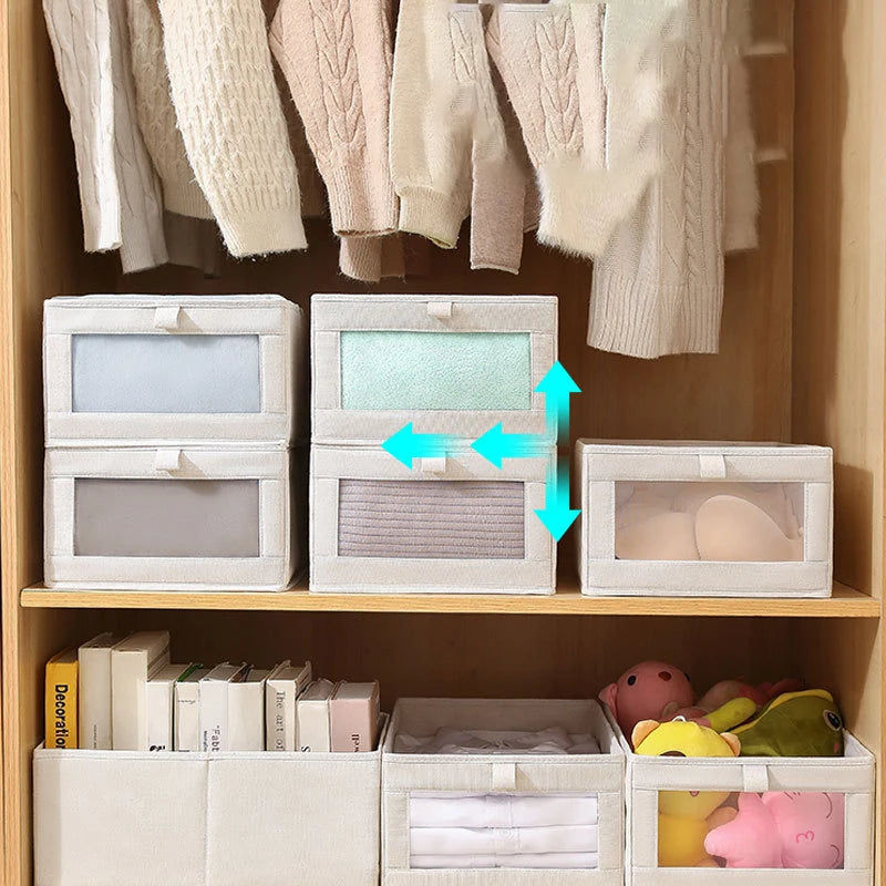 Aufbewahrungsbox | Erweitern Sie Ihren Platz stilvoll – faltbarer Kleider-Organizer