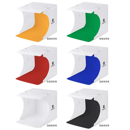 Sandsberg | 23cm Mini Fotostudio Lichtkasten mit weichem Licht für atemberaubende Schmuck- & Produktaufnahmen