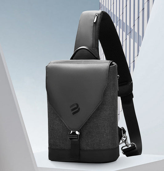 Sandsberg | Diebstahlschutz und wasserdichte 9,7'' Umhängetasche, mit mehreren Taschen, hohem elastischem Rückenpolster, unsichtbarer Diebstahlschutztasche, für Arbeiten, Reisen, Wandern und mehr