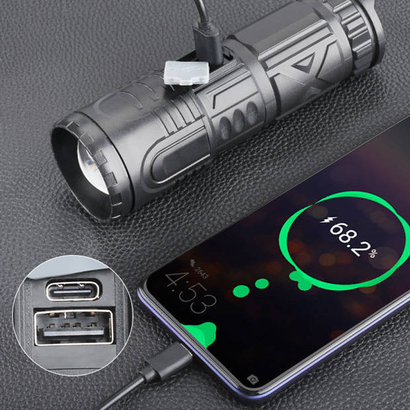 Starke Taschenlampe mit Zoom