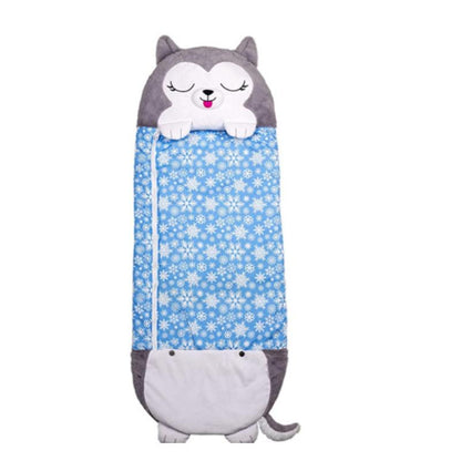 Sandsberg | Kissen und Schlafsack mit tierischem Design für Kinder