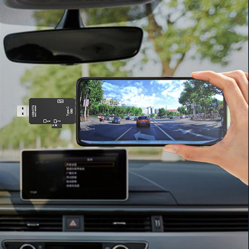 6 in 1 Usb/OTG-Speicherkartenleser