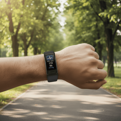 Sandsberg | Fitness- und Gesundheitsarmband mit Herzfrequenzüberwachung