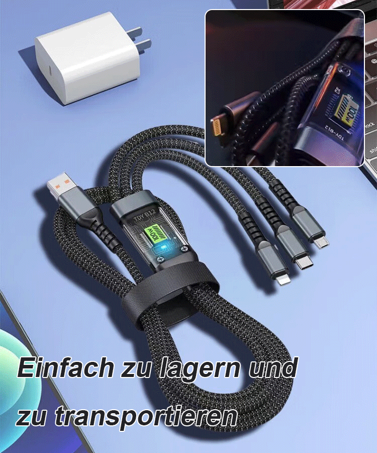 Sandsberg 3-in-1-Schnellladekabel