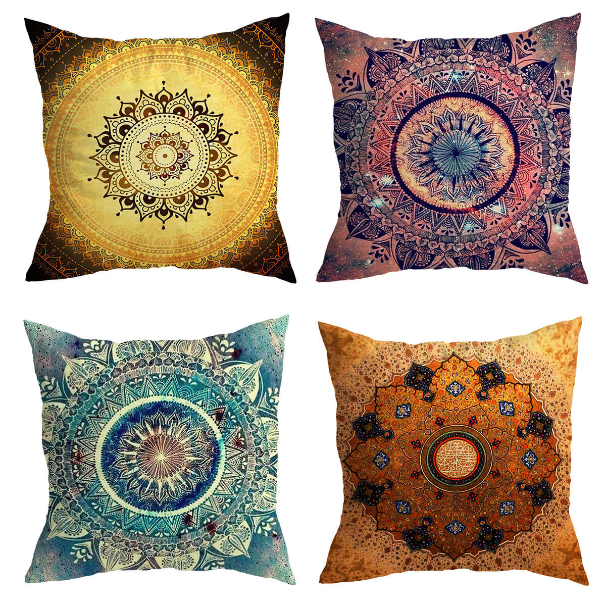 Bohemian Geometrisches Muster Kissenbezüge